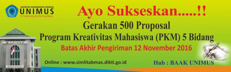 sukseskan 500 proposal pkm